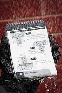 100% waterproof paper